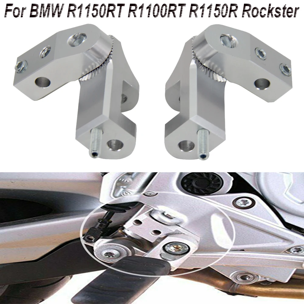 NEW Motorcycle Adjustable Driver Footrest Passenger Lowering For BMW R1150RT R1100RT R1150R Rockster R 1150 RT R 1100 RT