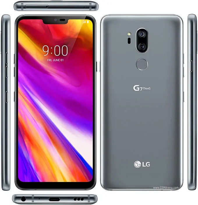 LG G7 ThinQ G710 Отремонтированный Разблокированный 64 ГБ/128 ГБ ROM 4G LTE Quad-core Задняя камера двойной sim 16 МП 6,1" Телефон.