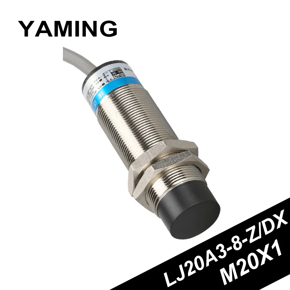 

Near Induction Switch Sensor LJ20A3-8-Z/DX Inductance Type DC12-24V/6-36V Second Line Normally Closed M20 300mA