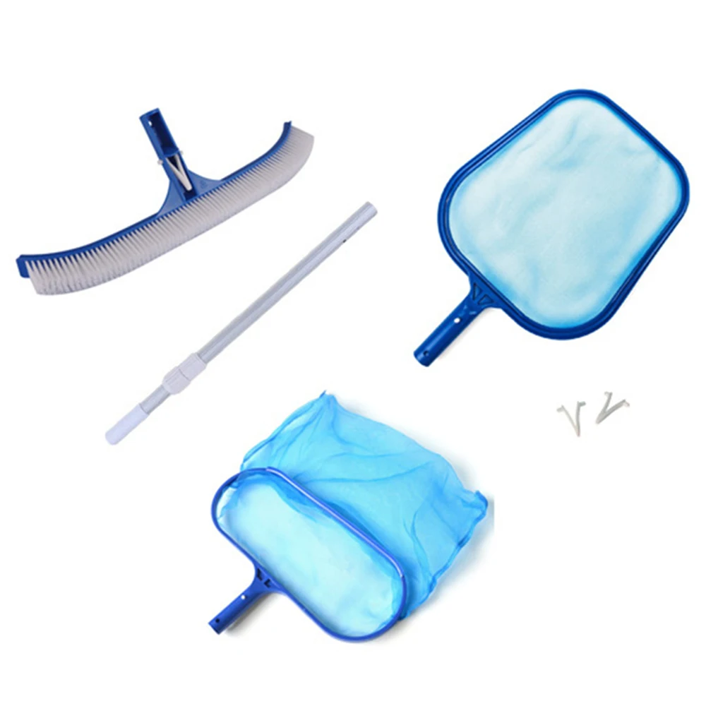 Набор для чистки бассейна уход над землей отделитель листьев щетка чистая сетка