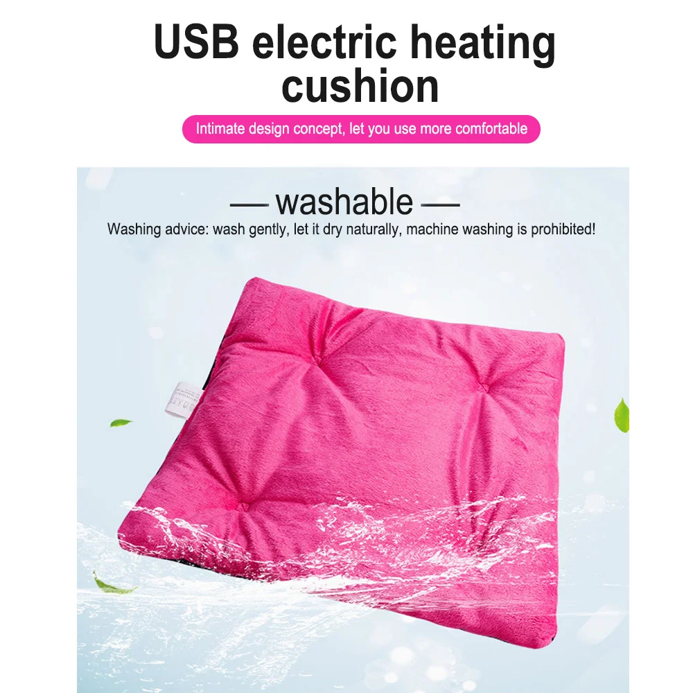 

Heated Car Seat Cover Warm Heater Heating Cushion Universal Winter Cover 5V USB Quicky Heat Car Warmte Three Levels Adjustable