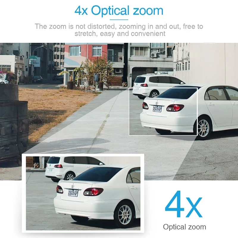 

1080P HD Waterproof Outdoor Camera WIFI Auto Tracking Speed Dome Security CCTV Camera Wireless Infrared 4X Zoom IP Camera YCC365