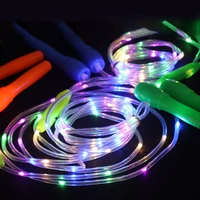 led light skipping ropes jumping rope for man woman children speed cardio gym excercise fitness jump rope cross fit workout