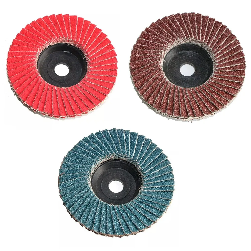 

3pcs 3 Inch Flap Discs 75mm 80grit Grinding Wheel Angle Grinder Waxing Buffing Sanding Discs For Surface Cleaning Derusting