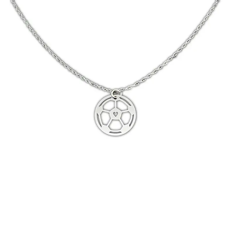 

100pcs/lot Soccer Ball Necklace Soccer Ball Jewelry Soccer Ball Gift