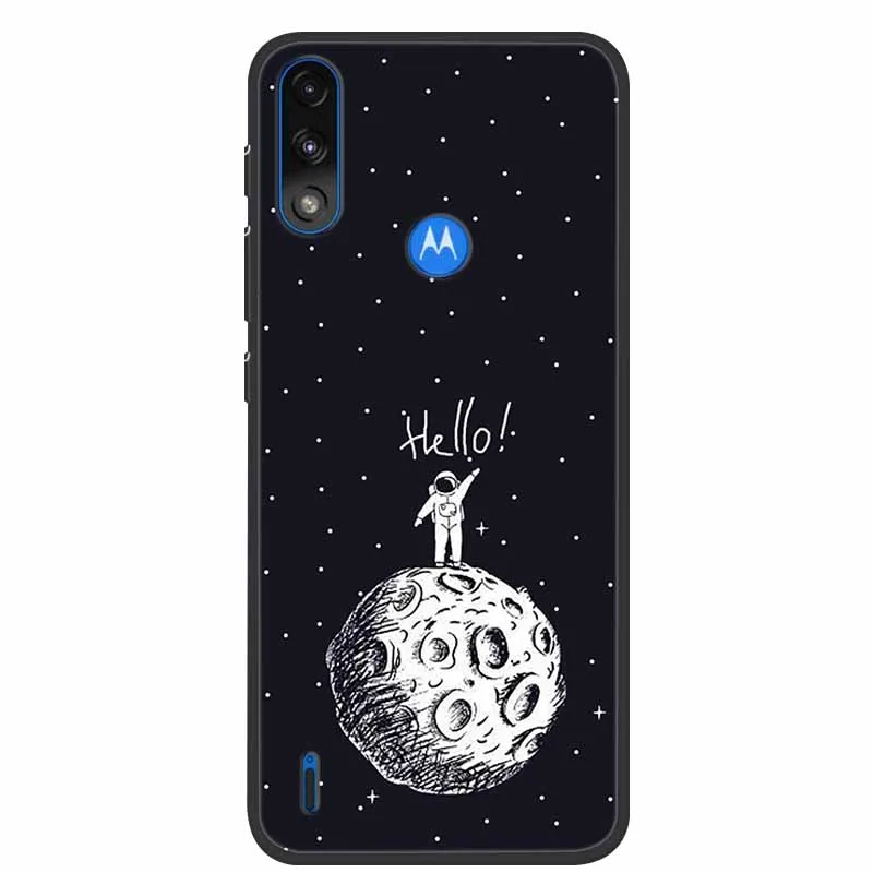 For Moto E7i Power Case TPU Soft Fashion Silicone Bumper capa for Moto E7 Power Phone Case E7Power E 7i 7 Cover 6.5 inch Marble