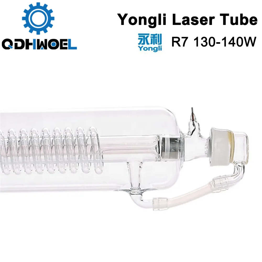 Yongli R7 130 Вт CO2 лазерная трубка деревянная коробка для чехла длина упаковки 1650