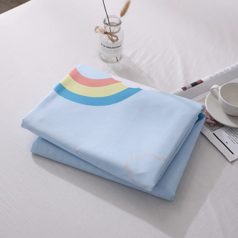 С рисунком из мультфильма Пододеяльник близнец полный Queen Король Один Стёганое