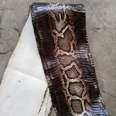 18-120x15cm DIY натуральная змеиная кожа ткань с редкой кожей 100-110x10 см - Цвет: 18-120x15cm