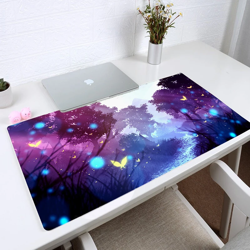 

Landscape Lockedge Large Mouse Pad Rubber Slip Gaming Mouse Mat Keyboard Mat Desk Pad for Gamer Computer Mousepad for Laptop