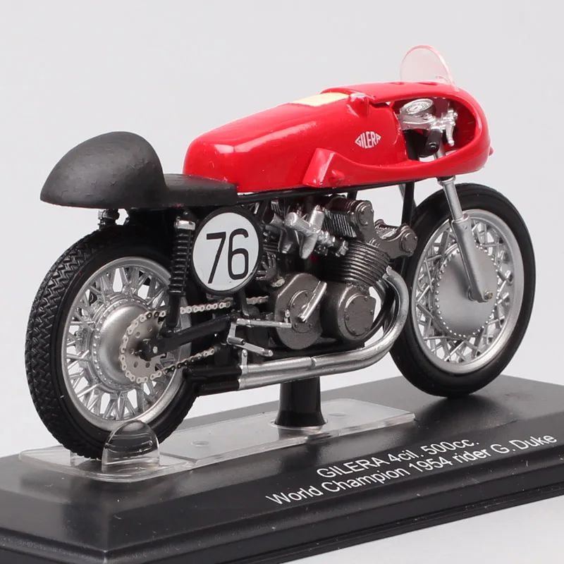 Миниатюрная модель мотоцикла Italeri Gilera 4ресс 1954 куб. См чемпион мира № 76 G Duke moto rcycle