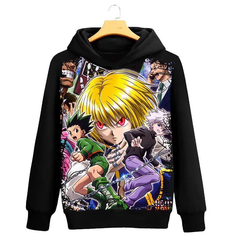 HUNTERXHUNTER GON · FREECSS Killua Zoldyck маскарадные костюмы для мальчиков толстовка с
