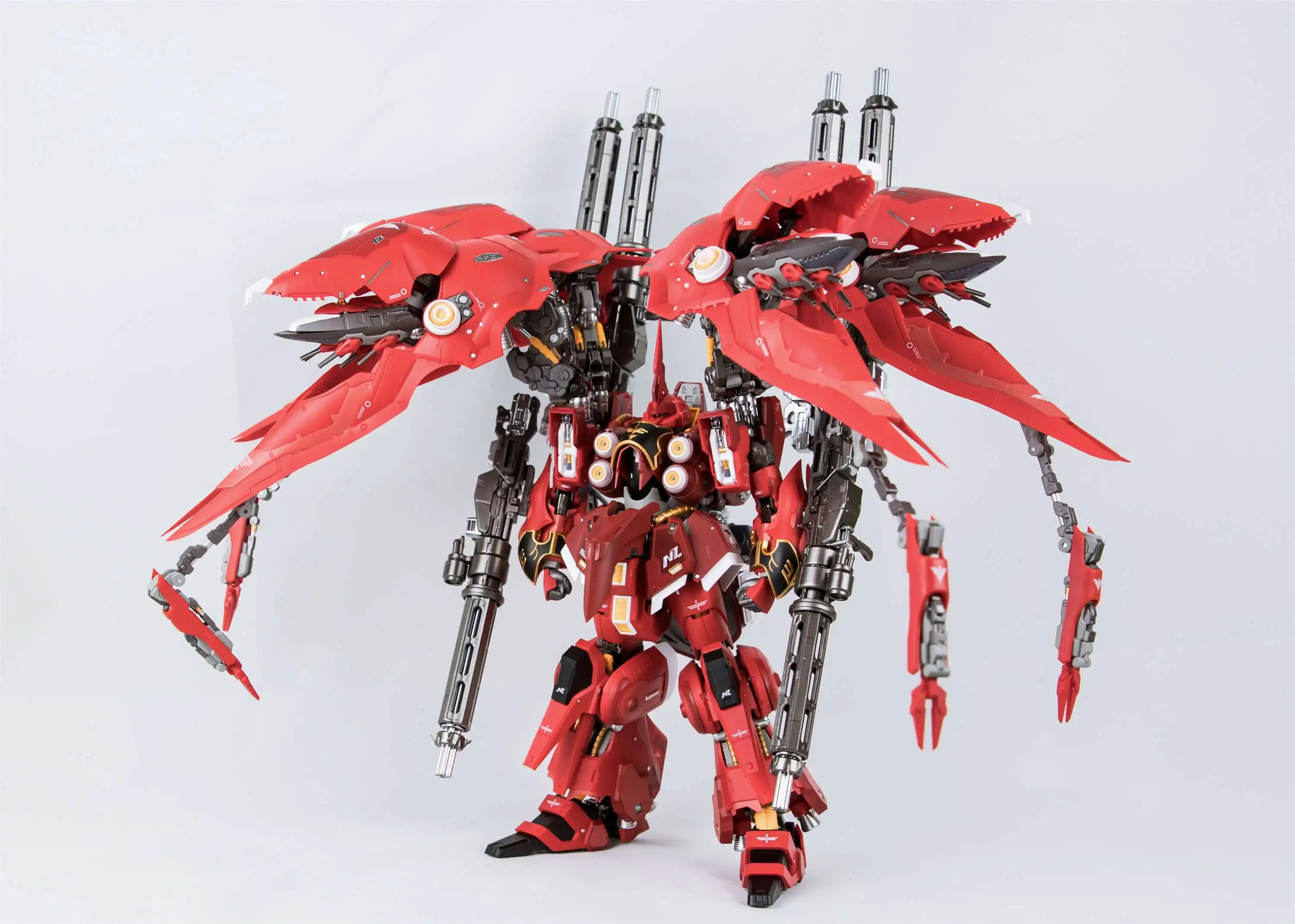 Металлический клуб MC 1/100 NZ 666 Kshatriya Warlock красная версия полная фронтальная комета
