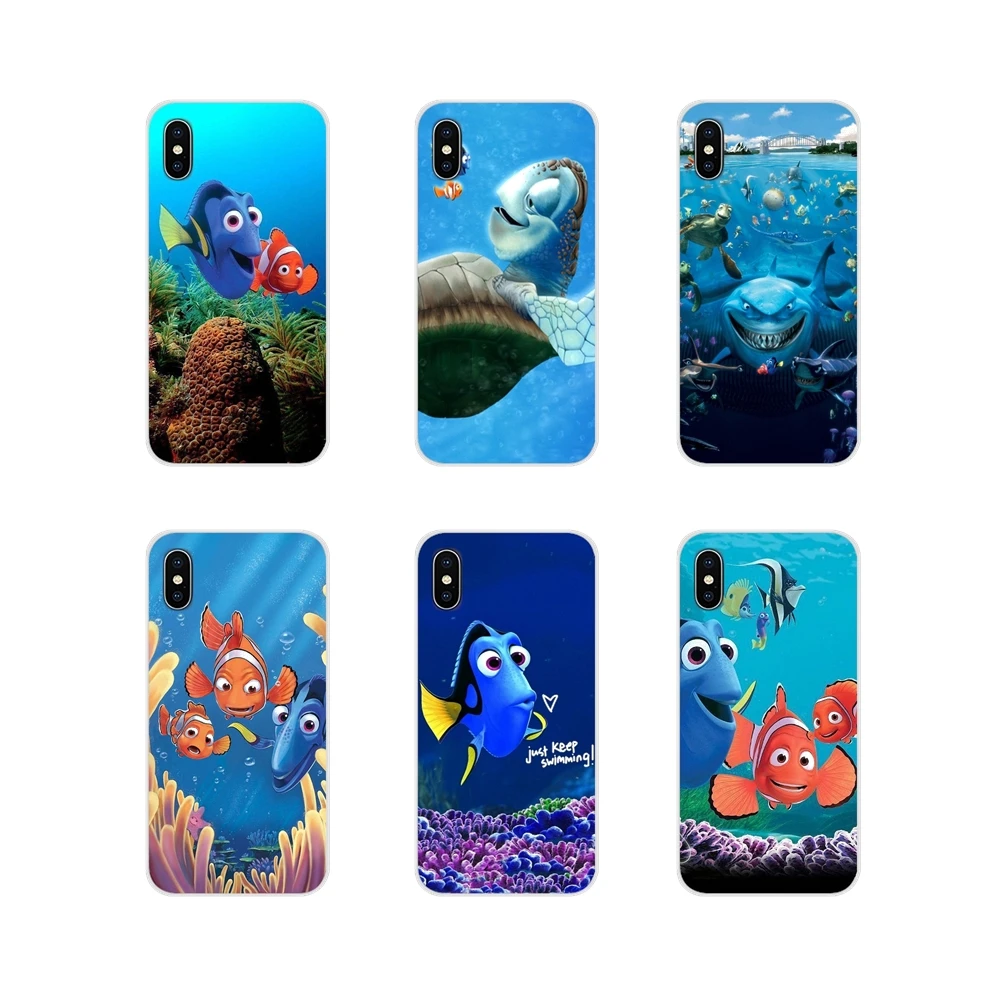 Футболки с рисунком из мультфильма В поисках Немо для Apple iPhone X XR XS 11Pro MAX 4S 5S 5C SE 6S 7 8