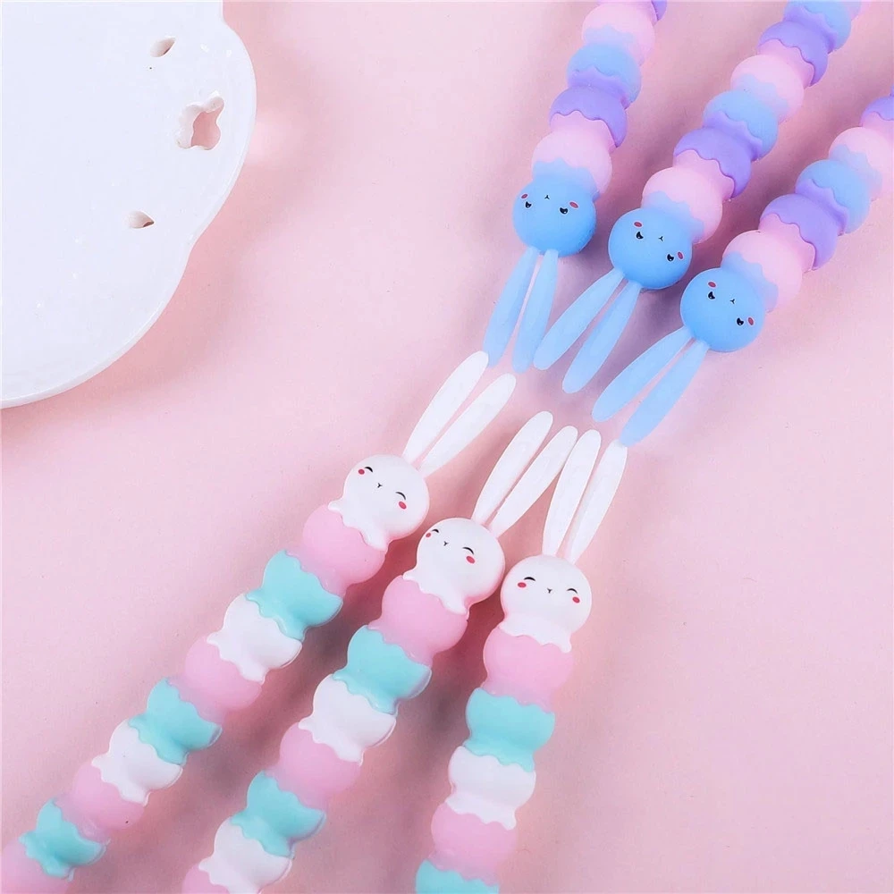 

Kawaii Cartoon Rabbit Gel Pen 0.5mm Black Ink Signature Pen Cute Stationery Pens for Kids School Office Supplies