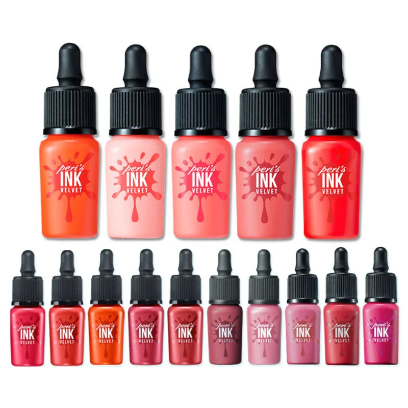 

ink liquid velvet lipstick, 15 colors, tattoo darling dye, moisturizing, soft and lasting lip gloss
