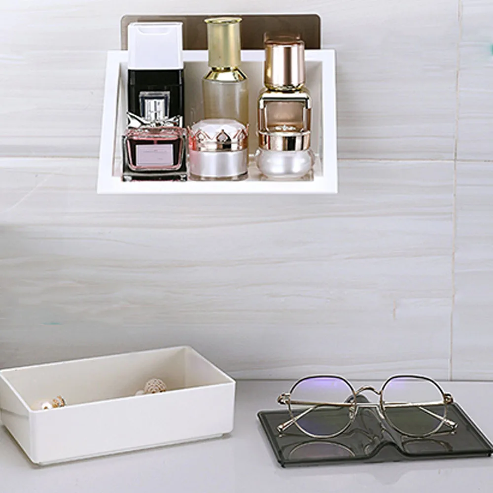 Пластиковый стеллаж для хранения корзина ювелирных изделий в ванную