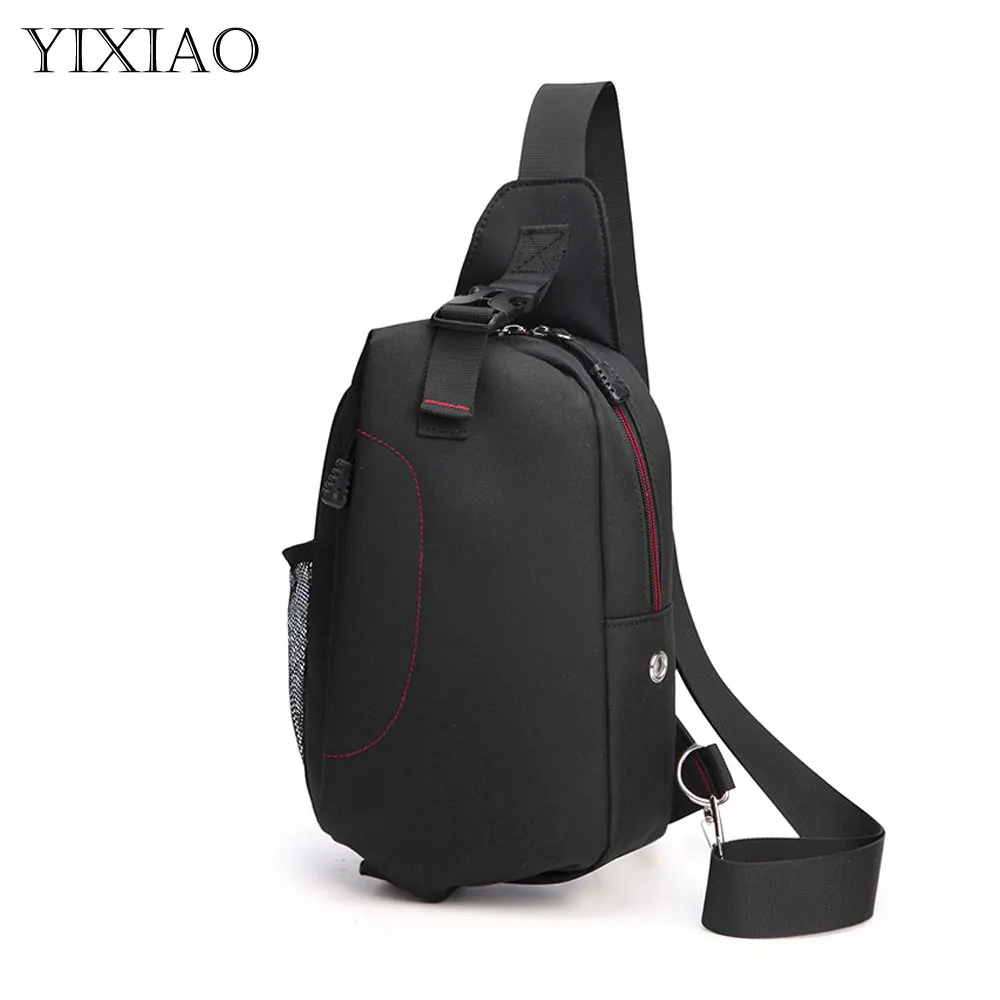 

YIXIAO Fashion Mens Shoulder Bags Husband Business Storage Purse Outdoor Travel Crossbody Bag For Male Sports Satchel Handbag