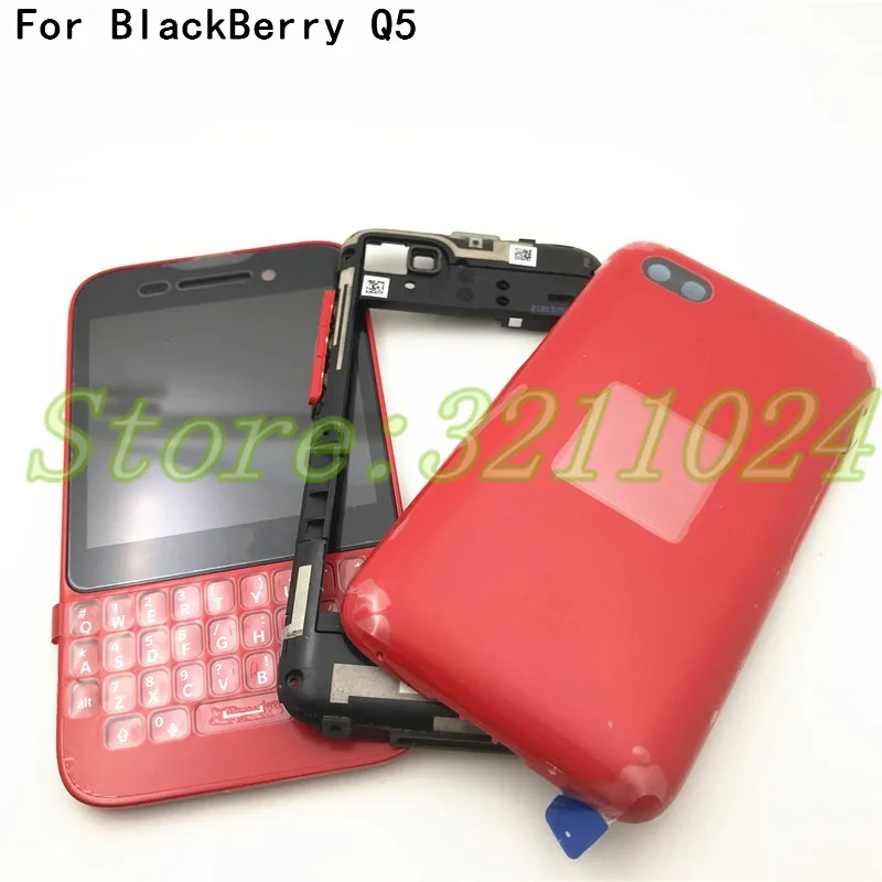 Новинка полный корпус для BlackBerry Q5 Новый ЖК дисплей сенсорный экран дигитайзер +