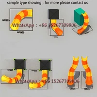 ylwcnn kids plastic joining assembling slide pieces factory price outdoor indoor slide toys customized house slide