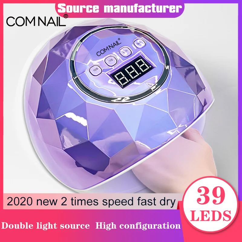 Высокая Мощность Сушилка для ногтей 86W Быстрое Отверждение Скорость с 39 шт УФ