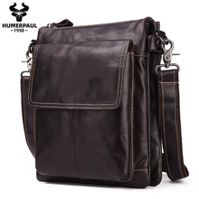 Famous Brand Leather Men Messenger Bags Crossbody Business Casual Handbag Male Spliter Shoulder Bag Large Traver Hot Sale