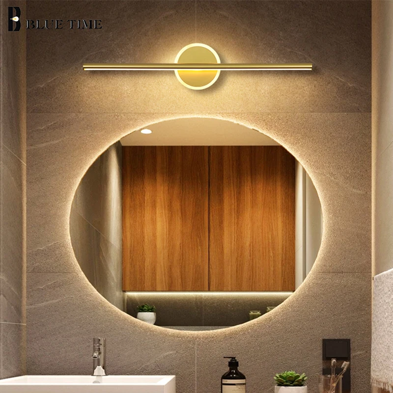 Современный светодиодный настенный светильник для зеркала в ванной комнате