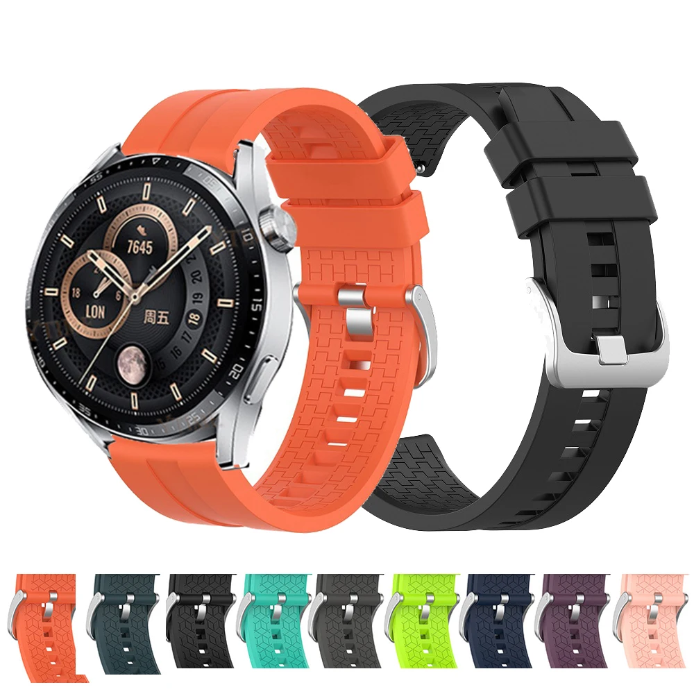 

Ремешок силиконовый для наручных часов Huawei Watch GT3 GT 3 46 мм