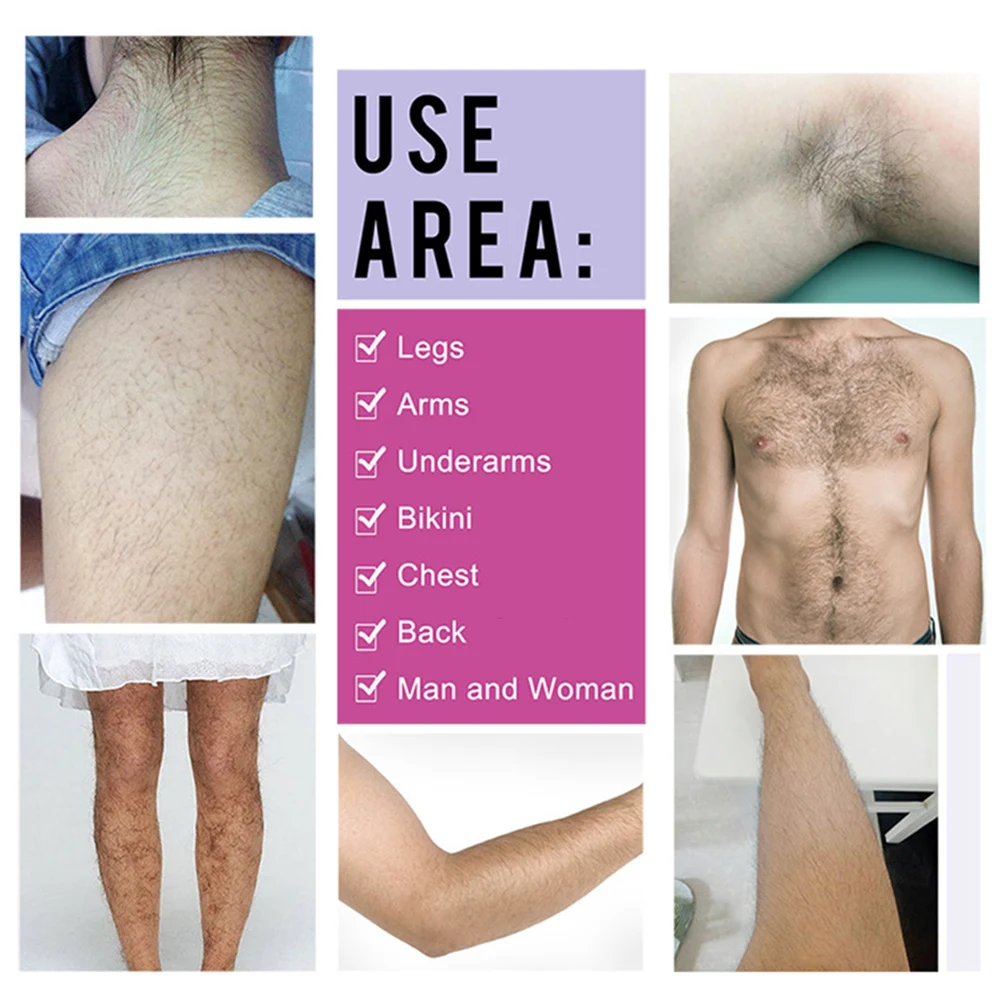 

Hair Removal Cream Painless Hair Remover For Armpit Legs And Arms Skin Care Body Care Depilatory Cream With Cleaning Spatula