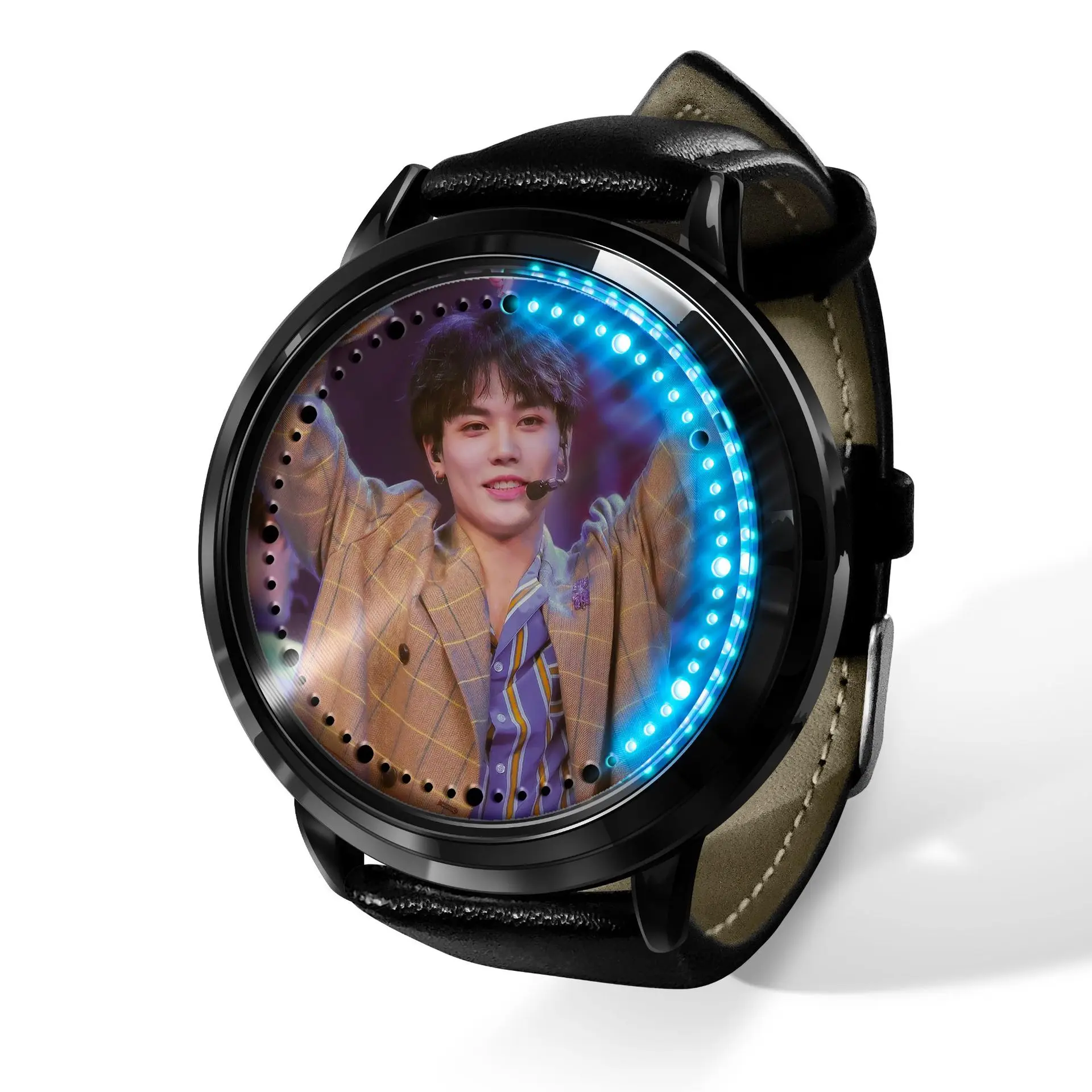 

Diy Personal Custom Watchfaces Leather Watch For Men For Women Hot-selling Wholesale Quartz Wristwatch