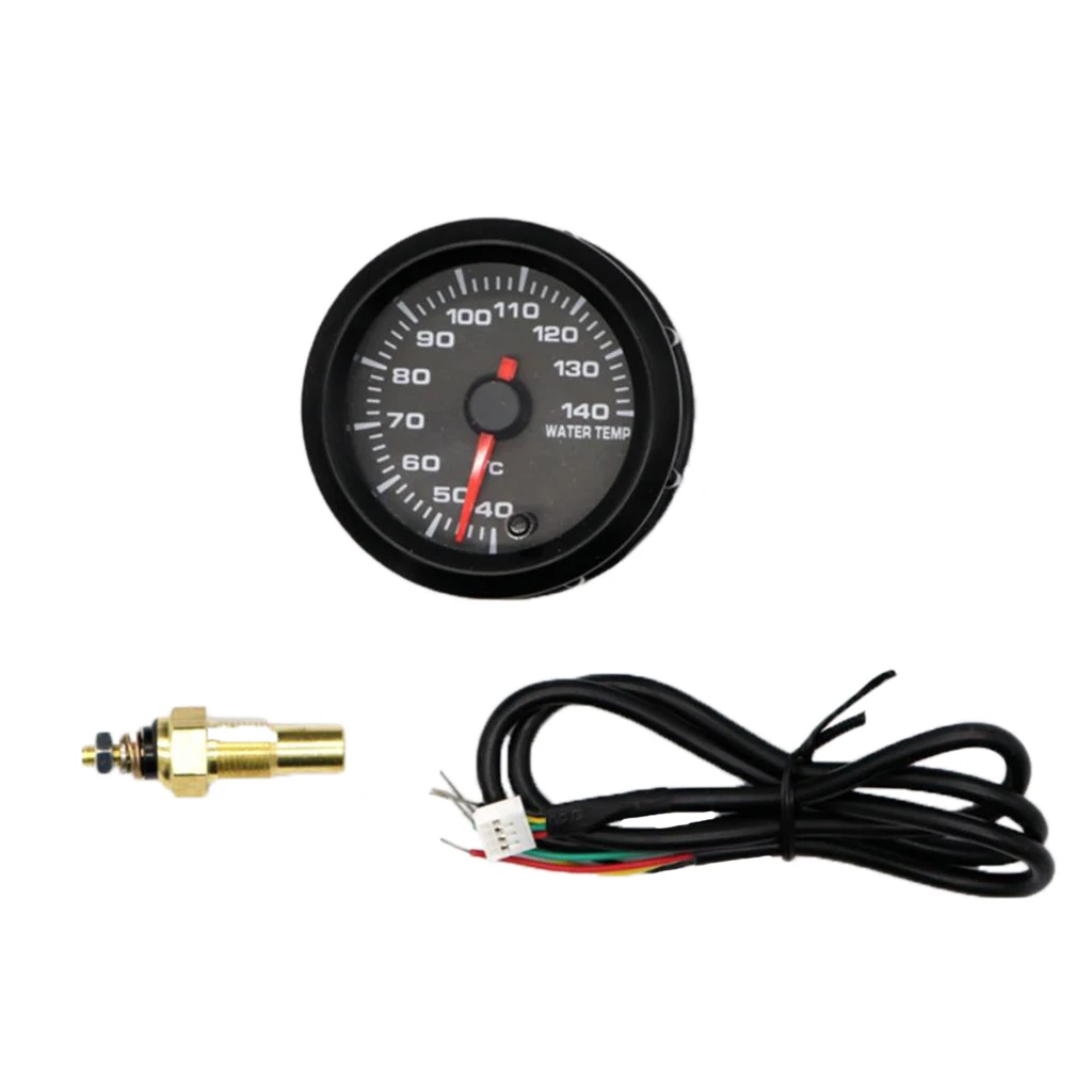 52 мм Автомобильный Электрический цифровой датчик температуры воды с датчиком 40