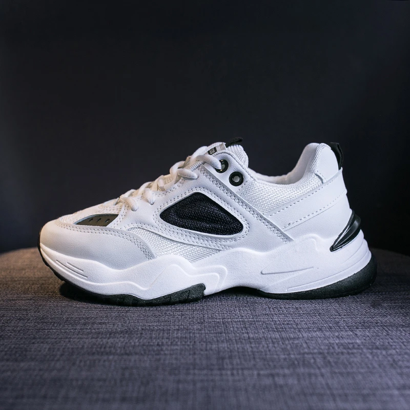 Женские кроссовки на массивной платформе Ulzzang модные повседневные теннисные