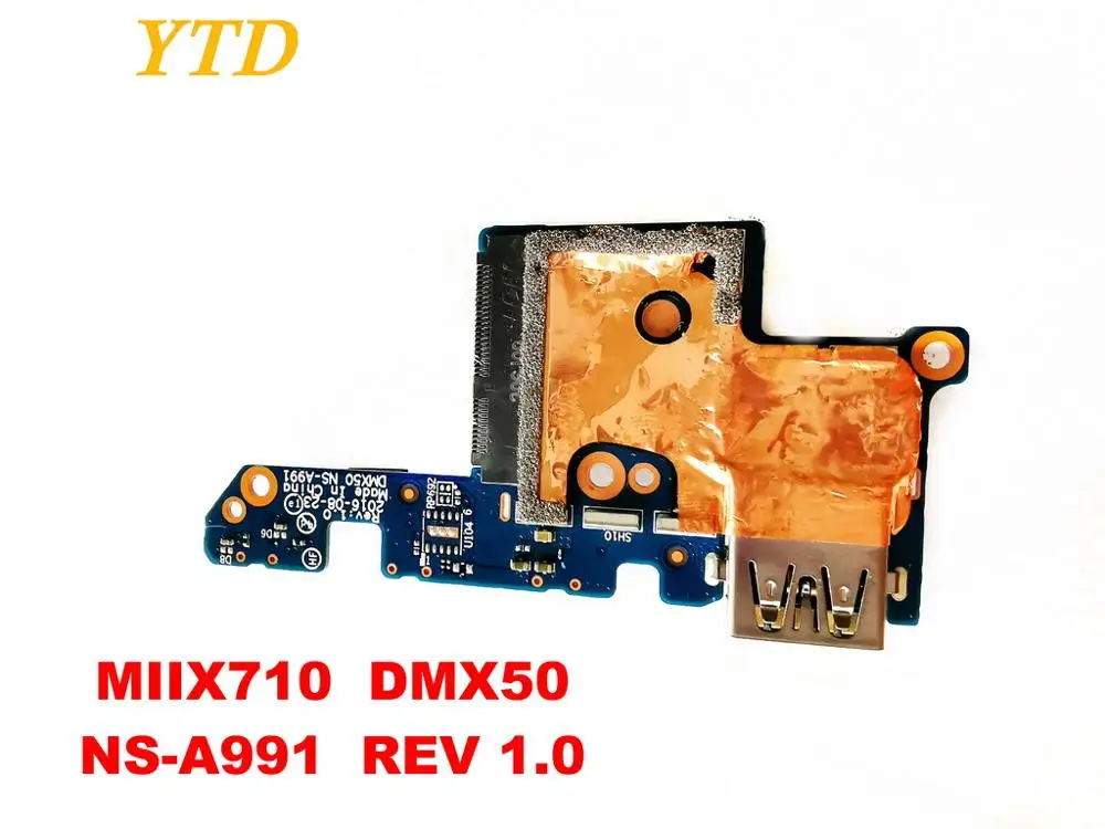 Оригинальная USB плата для Lenovo MIIX 720 MIIX710 DMX50 NS A991 REV 1 0 протестирована хорошая