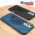 Мягкий силиконовый Магнитный чехол-держатель для Samsung Galaxy A02S A12 A32 A52 A72 A41 A51 A71 A40 A50 A70, противоскользящий матовый чехол