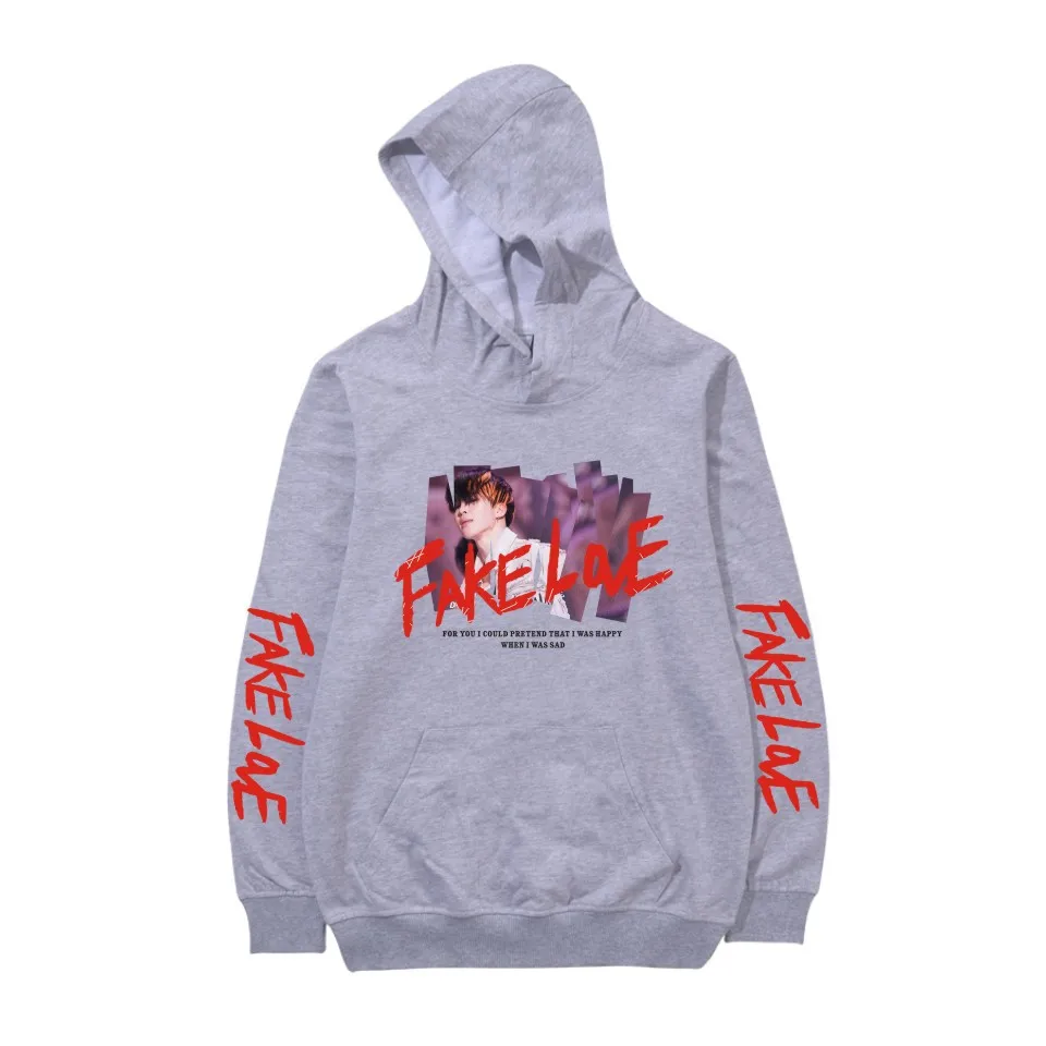 Cross Border for BTS Bulletproof Boys Related Products Hoodie New Style Album Fake LOVE Hoodie