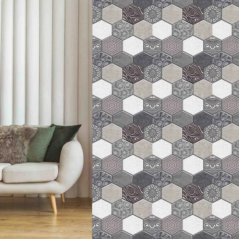 3D-Наклейки для плитки с геометрическим трехмерным рисунком кирпича наклейки