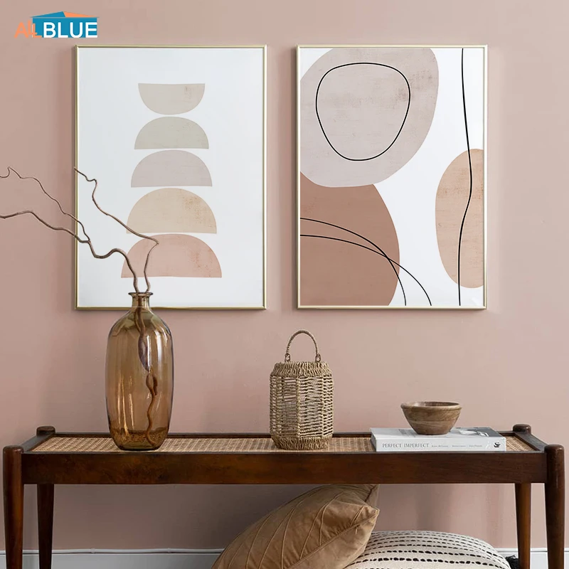 Картины в стиле бохо абстрактная геометрическая форма принты холст настенные