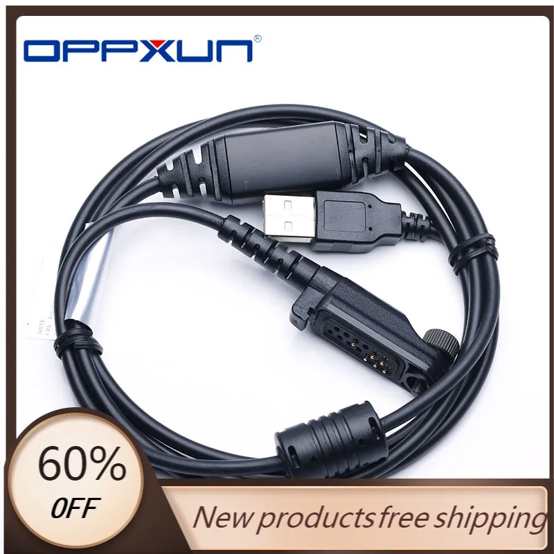 

OPPXUN USB Programming Cable for HYT Hytera PD600 PD602 PD606 PD660 PD680 X1e X1p PC45 Radio