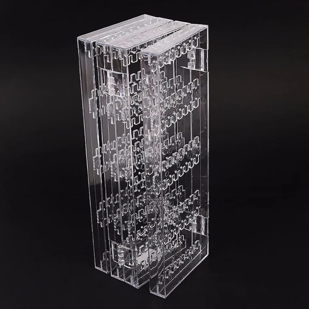 Прозрачный акриловый серьги Клипсы Серьги гвоздики колье Многофункциональный