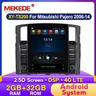 Автомобильный радиоприемник на Android с экраном 9,7 дюйма Тесла для MITSUBISHI PAJERO V97 2006 2007 2008 2009 2010 2011 2din стерео радио GPS Навигация DVD