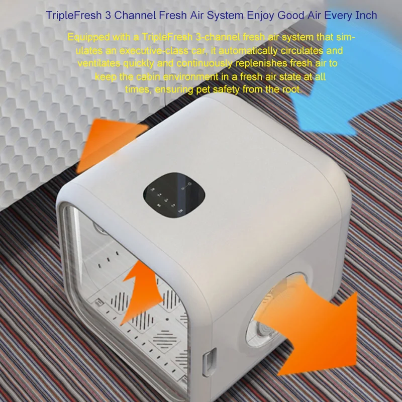 Caja de secado de pelo de gato completamente autom&aacute;tica, suministro de aire completo en forma de U, temperatura constante de 39 grados, esterilizaci&oacute;n de nido de Mascota-4