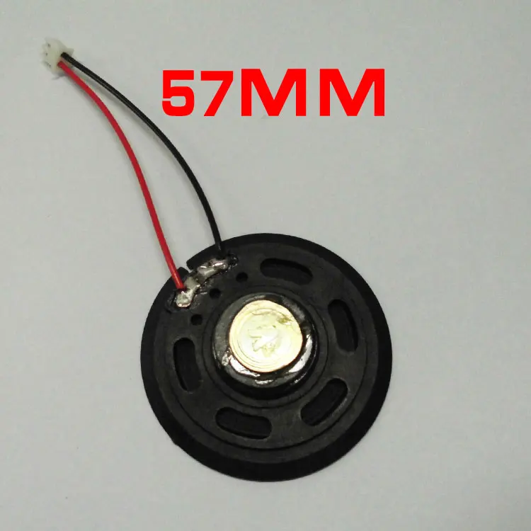10 шт./лот 0,5 Вт 16Ohm(8Ohm/32Ohm) громкоговоритель 50 Нью-Йорк(36/40/57) мм с PH2.0 разъем провода по умолчанию 16Ohm 50 мм
