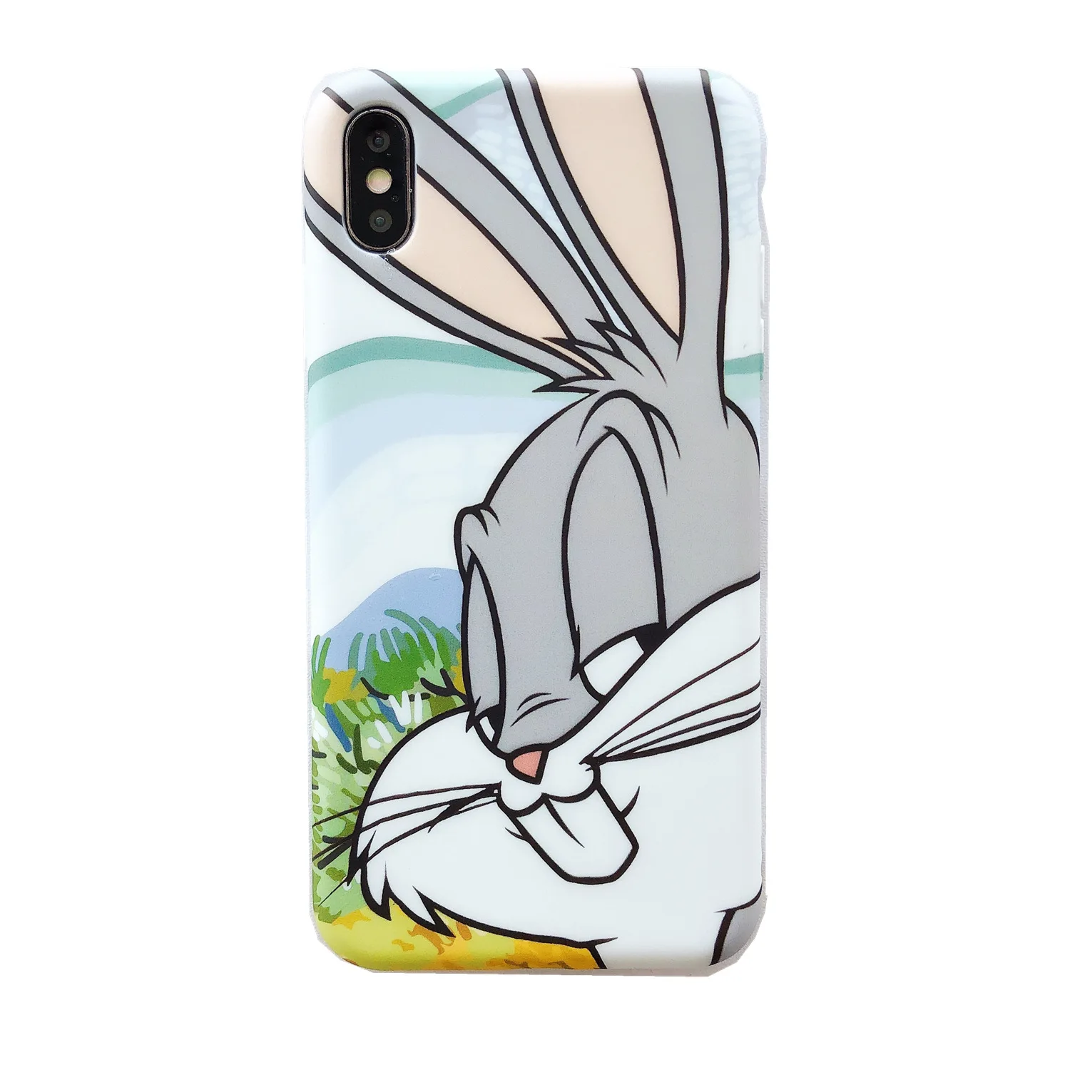 Cute Cartoon Bugs Bunny Rabbit Retro Phone Case silicone cover for coque iPhone 7 Plus 11 Pro Max 6 8 6s X XR xs max case | Мобильные
