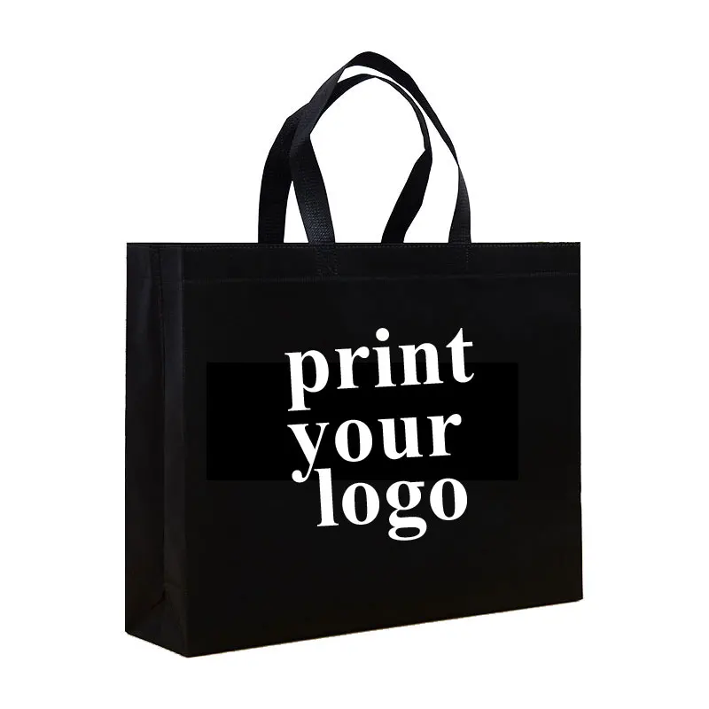 small MOQ 80gms non woven bag custom shopping tote pick your color make size add logo | Багаж и сумки