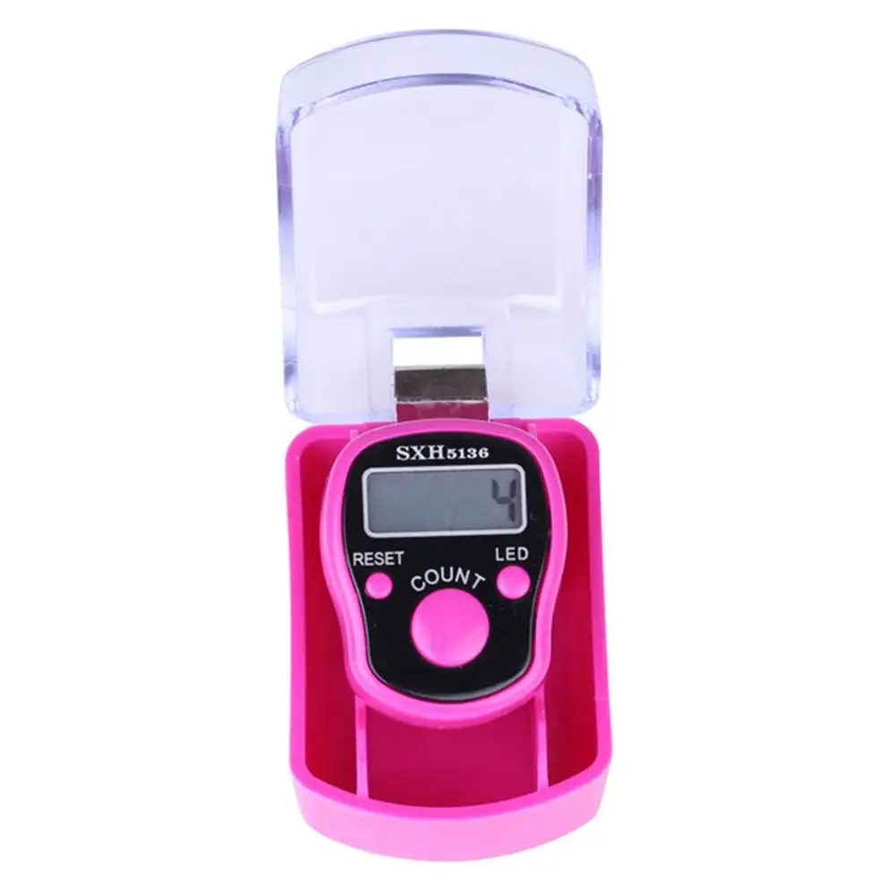 1 шт. цифровой ЖК электронный счетчик сбрасываемый ручная тележка с пяти разных