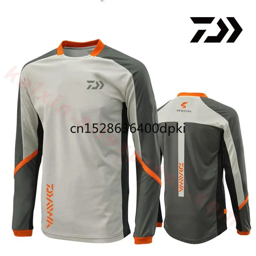 

2020 Daiwa Professional Hiking Quick-drying Homme Hooded Fishing Shirt Climbing Clothes Fishing Anti UV Anti Mosquit Breathable