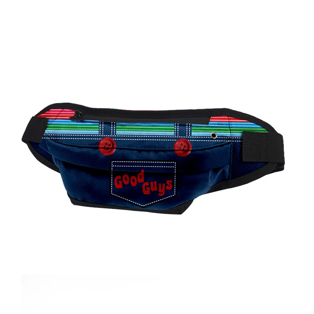 

Fashion Seed Of Chucky waist bag chest bag tide brand messenger student shoulder bag mobile phone small bag waterproof Kawaii