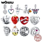 Бусины-подвески женские из серебра 925 пробы в стиле ретро