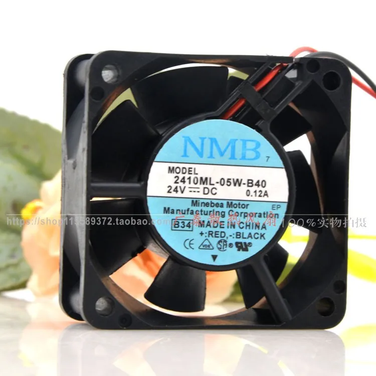 2410ML-05W-B40 6025 24 В 0.12a 6 см преобразователь частоты охлаждающий вентилятор
