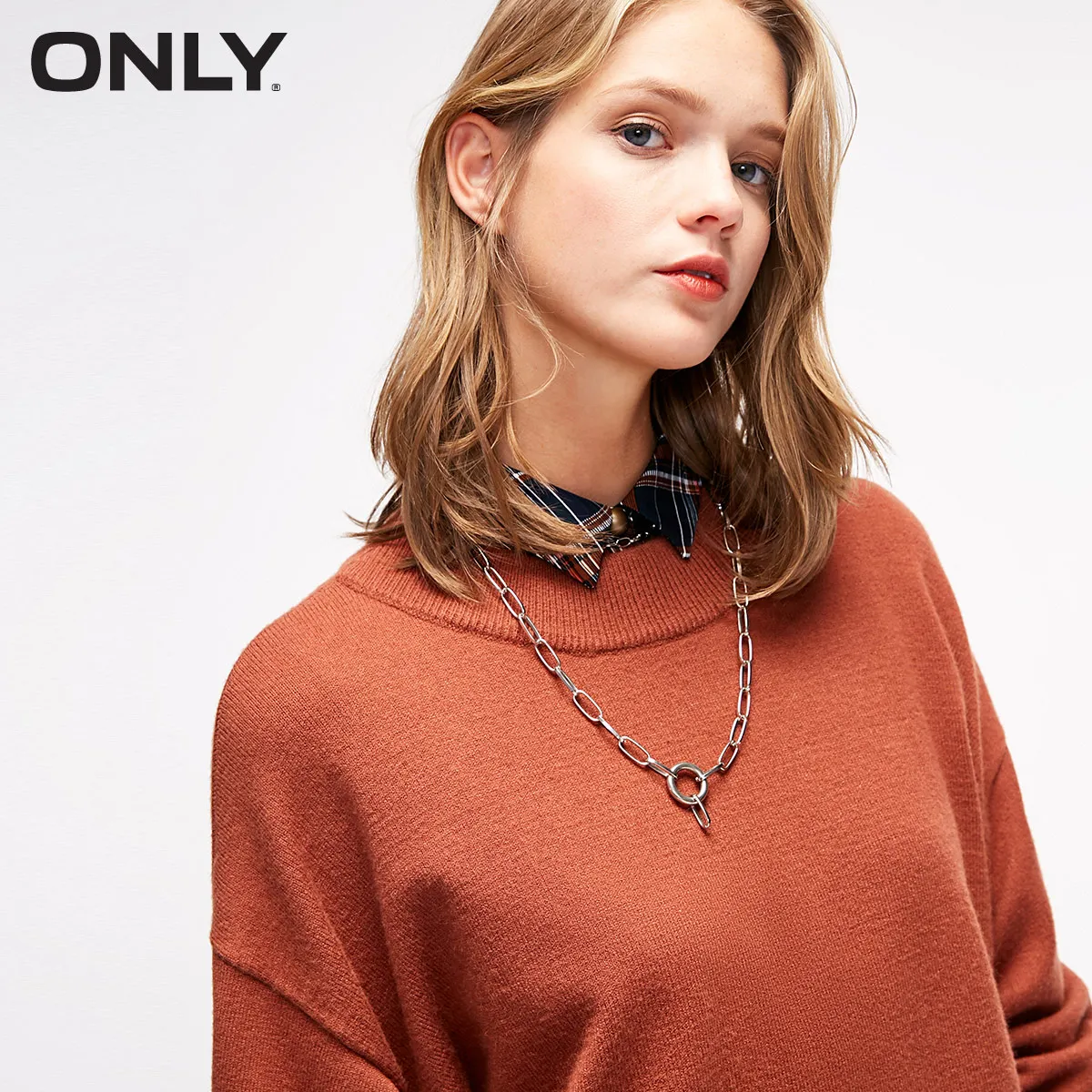 Только женские трикотажные свитера средней длины с рукавом-бабочкой | 118324517